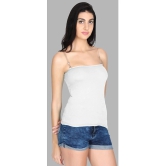 Madam Camisole Cotton Blended Camisoles - White Single - None