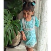 Cotton Malmal Dress | Blue Skies | 0 -12Y-2-3Y