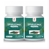 xovak pharmtech Organic Spirulina Capsule 100 gm Pack Of 2