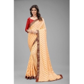 ofline selection - Peach Silk Blend Saree With Blouse Piece ( Pack of 1 ) - Peach