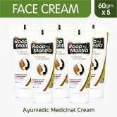 Roop Mantra Face Cream 60gm,(Pack of 5) Day Cream 300 gm Pack of 5