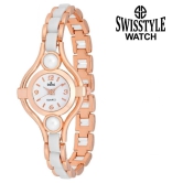 Swisstyle Stainless Steel Round Womens Watch