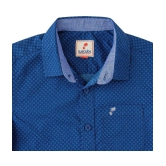 JusCubs Boys Cotton Toddlers Embroidered Shirt - Blue (Pack of 1) - None