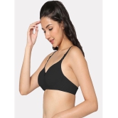 IN CARE LINGERIE - Black Cotton Blend Heavily Padded Women's Everyday Bra ( Pack of 1 ) - None