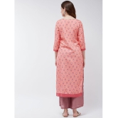 Pannkh - Pink Viscose Womens Straight Kurti ( Pack of 1 ) - None