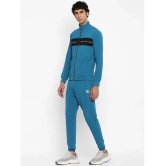 YUUKI - Sky Blue Polyester Regular Fit Colorblock Mens Sports Tracksuit ( Pack of 1 ) - None