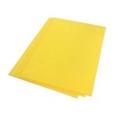 Eclet 40 pcs YELLOW Sheets (180 GSM) Copy Printing Papers/Art and Craft Paper A4 Sheets Double Sided Colored Origami Folding School, Office Stationery (Yellow)