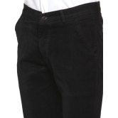 Rodamo  Men Black Corduroy Trousers