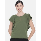 ALL WAYS YOU Women Top Polyester fabric  Green XS