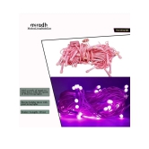 MIRADH Pink 10 Mtr String Light ( Pack of 1 ) - Pink