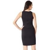 Miss Chase Cotton Black Bodycon Dress - XL