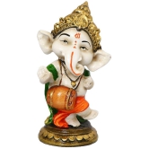 eCraftIndia Showpiece Resin Ganesha Idol 7 x 8 cms Pack of 1