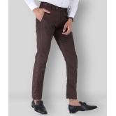 SREY - Coffee Polycotton Slim - Fit Men's Chinos ( Pack of 2 ) - None