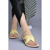 Shoetopia Yellow Womens Flats - None