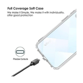 Case Vault Covers - Transparent Silicon Silicon Soft cases Compatible For VIVO Y33S ( Pack of 1 ) - Transparent