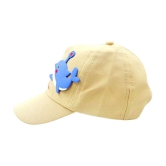 Zacharias Girl's Kids Cotton Baseball Cap kc-28 (Beige_1-4 Years) (Pack of 1) - None