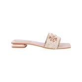 Shoetopia Rose Gold Womens Flats - None