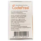 CodeFree SD Blood Glucose 100 Sugar Test Strip Expiry March 2024