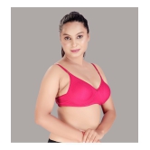 HAYA Pink Cotton Non Padded Womens Push Up Bra ( Pack of 1 ) - None