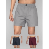 XYXX Multicolor Cotton Mens Boxer- ( Pack of 3 ) - None