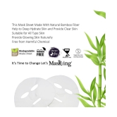 Masking Bamboo Goseberry Safron Algae Watermlon TeaTree Face Sheet Mask 100 ml Pack of 5
