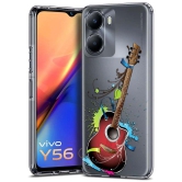 Fashionury Multicolor Printed Back Cover Silicon Compatible For Vivo Y56 ( Pack of 1 )