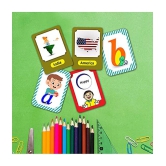 Photojaanic Flashcards for Kids 55 Cards Combo - Flags of The World, Emotion, Alphabets | 1 to 6 Year Kids