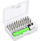 UK-0114  32 In 1 Mini Screwdriver Bits Set with Magnetic Flexible Extension Rod for Home Appliance, Laptop,Mobile