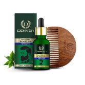 Denver Natural Beard Oil - Smooth with free wooden comb