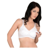 Softskin Poly Cotton Everyday Bra - White - 40B