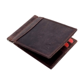 Leaderachi Genuine Leather RFID Protected Premium Oliver Brown Wallet for Unisex