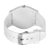 Versatile - White Leather Analog Mens Watch