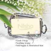 Nisha Luxury Soap Bar Lily of The Valley Soap for Soft & Beautiful Skin, Bathing Soaps for Women Men 100g Pack of 9