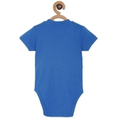 miniklub Blue Cotton Baby Boy Bodysuit & Jogger Set ( Pack of 2 ) - None