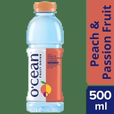 Ocean Fruit Water Peach & Passion Fruit, 500 Ml