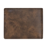 GEEO - Brown Faux Leather Mens Two Fold Wallet ( Pack of 1 ) - Brown