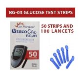 Dr. Morepen 50 SUGAR TEST STRIPS AND 100 LANCETS BG03