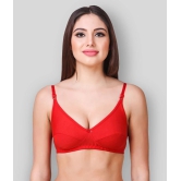 Kiran Enterprises Pack of 6 Cotton Non Padded Womens Push Up Bra ( Multi Color ) - 30B