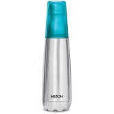 Milton Vertex 1000 Thermosteel Hot or Cold Water Bottle with Unbreakable Tumbler, 1000 ml, Blue - Blue