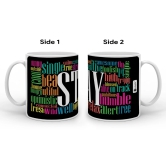 Indigifts Stay Quote Ceramic Coffee Mug 325ml, Birthday Gift For Friends, Birthday Gift For Sister Coffee Mug, Coffee Mug Gift For Parents, Birthday Gift For Boys, Gifts For Women, Birthday Gift For Mom