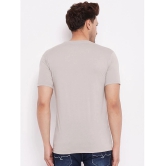 Lycos - Cotton Blend Regular Fit Grey Mens T-Shirt ( Pack of 1 ) - None