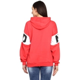 PPTHEFASHIONHUB Fleece Womens Hooded Sweatshirt ( Red ) - None