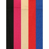 GREENWICH BLACK,FUCHSIA,BEIGE,RED and BLUE GIRLS CAPRI LEGGINGS - PACK OF 5 - None