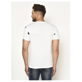 Glito Cotton Blend White Self Design T-Shirt Pack of 1 - None