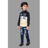 DKGF Fashion - Blue Cotton Blend Boys Shirt & Jeans ( Pack of 1 ) - None