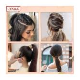 Lykaa Multi designs Cotton Stretchable hair rubber band ponytail holder for women - Pack of 11 - Multi