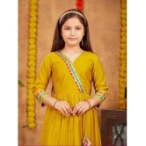 Aarika Yellow Silk Girls Patiala Kurta Set ( Pack of 1 ) - None