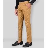 MANCREW - Khaki Polycotton Slim - Fit Men's Formal Pants ( Pack of 1 ) - None