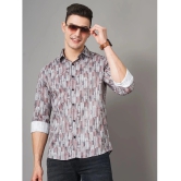 Paul Street Polyester Slim Fit Printed Full Sleeves Mens Casual Shirt - Grey ( Pack of 1 ) - None