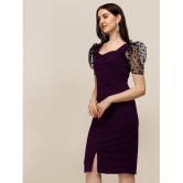 Sheetal associates - Purple Polyester Blend Women's Bodycon Dress ( Pack of 1 ) - None